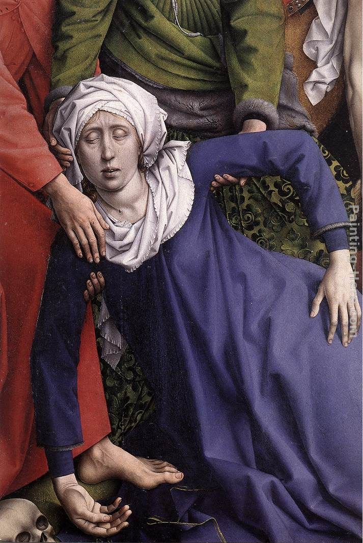 Deposition [detail 1] painting - Rogier van der Weyden Deposition [detail 1] art painting